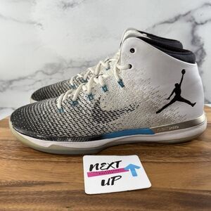 Men’s size 11-Air Jordan 31 XXXI N7 White Blue Basketball Sneaker 854272 003 nby